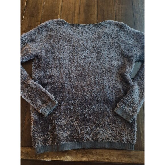 Venus Embroidered "Joy" Fuzzy Sweater Small - Picture 2 of 5